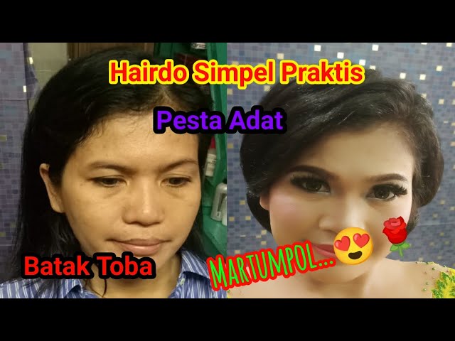 Sanggul/Hairdo Simpel Praktis Martumpol.@Agustina Sembiring. class=