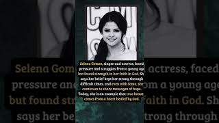 🕊️ Faith Over Fame: Selena Gomez’s True Strength