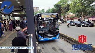 Download Lagu NAIK BUS GANDENG LISTRIK YANG SEDANG UJICOBA DI RUTE 7C. GIMANA RASANYA❓ Trip with Zhong Tong N18 MP3