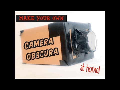 Video: DIY Camera Obscura: Cum Să Faci O Cameră Din Casă Acasă? Fabricarea Dintr-o Cutie Conform Desenelor