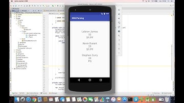Learn to Parse XML Data  on Android Studio