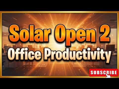 Thumbnail for Solar Open 2 - An Agentic Model for Office Productivity