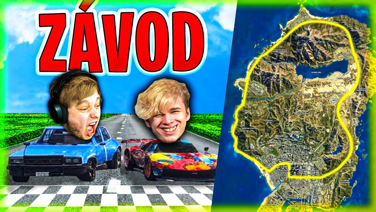 KDO VYHRAJE ULTIMÁTNÍ ZÁVOD PŘES CELÉ GTA?😱 | Morry&