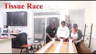 Toilet Tissue Race | Vlogmas Episode 5 | Tik Tok Made Us Try It screenshot 1