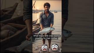 A man was fishing and the baby fish cried and said, leave my mother. #viral #emotional