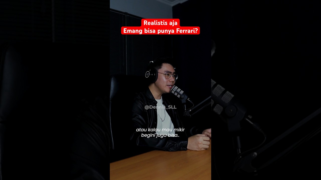 Bisa beli Ferrari? Hasil kerja sendiri?