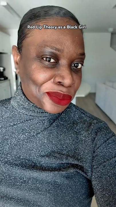 Testing the Red Lip Theory as a black girl with hyperpigmentation & imperfections.