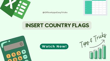 Excel trick - Insert country flags in 10 seconds