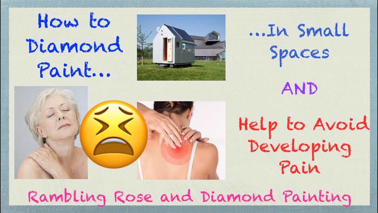 How to Avoid Back Pain While Diamond Painting – Paint With Diamonds
