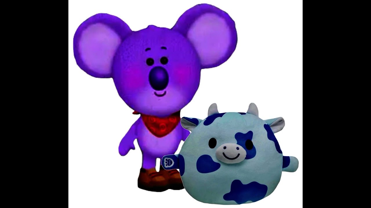 Blue's Clues & You: Lavender w/Skoosherz Blue Blueberry Cow