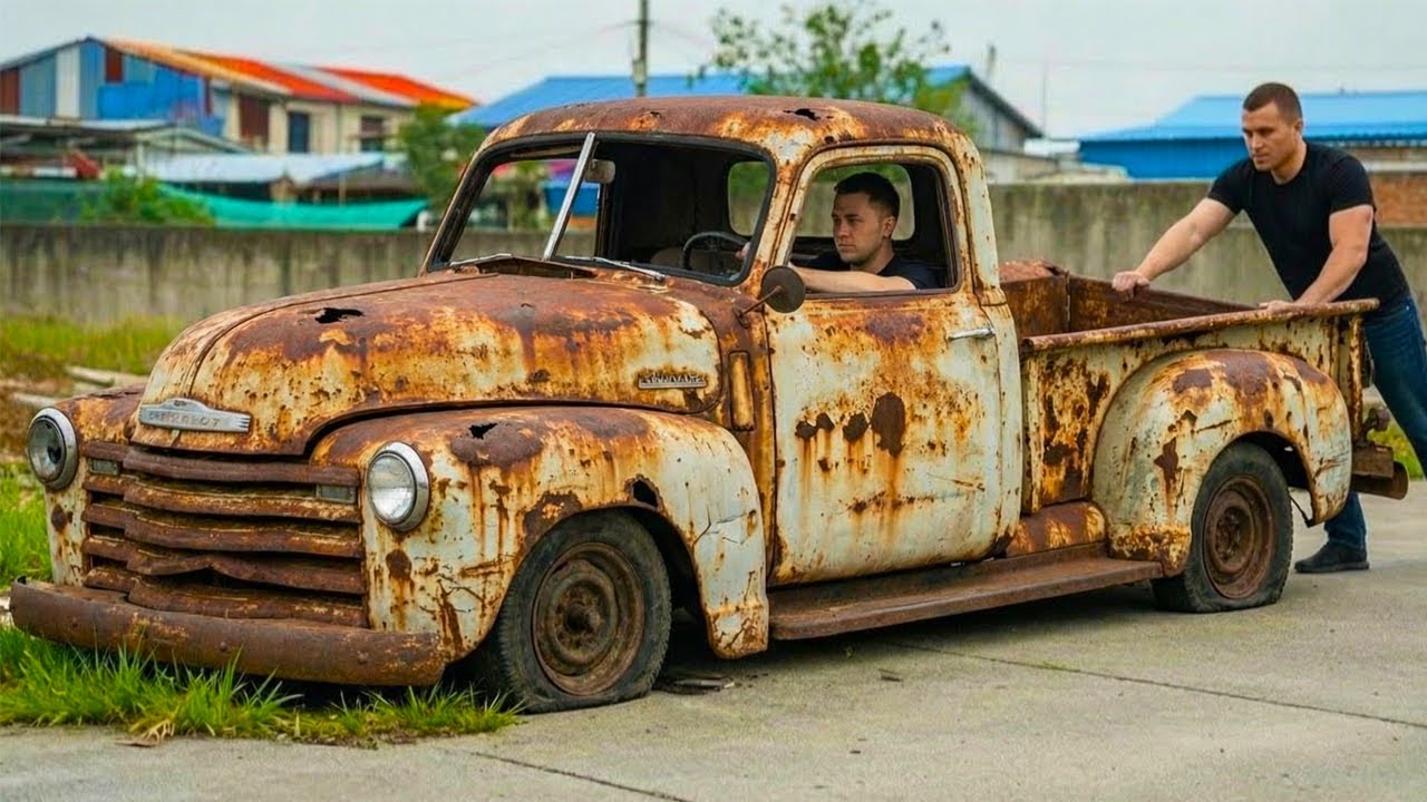 Car Restoration! Full Restoration of a Vintage 1950 Chevrolet 3100 Pickup Truck from Rust to New