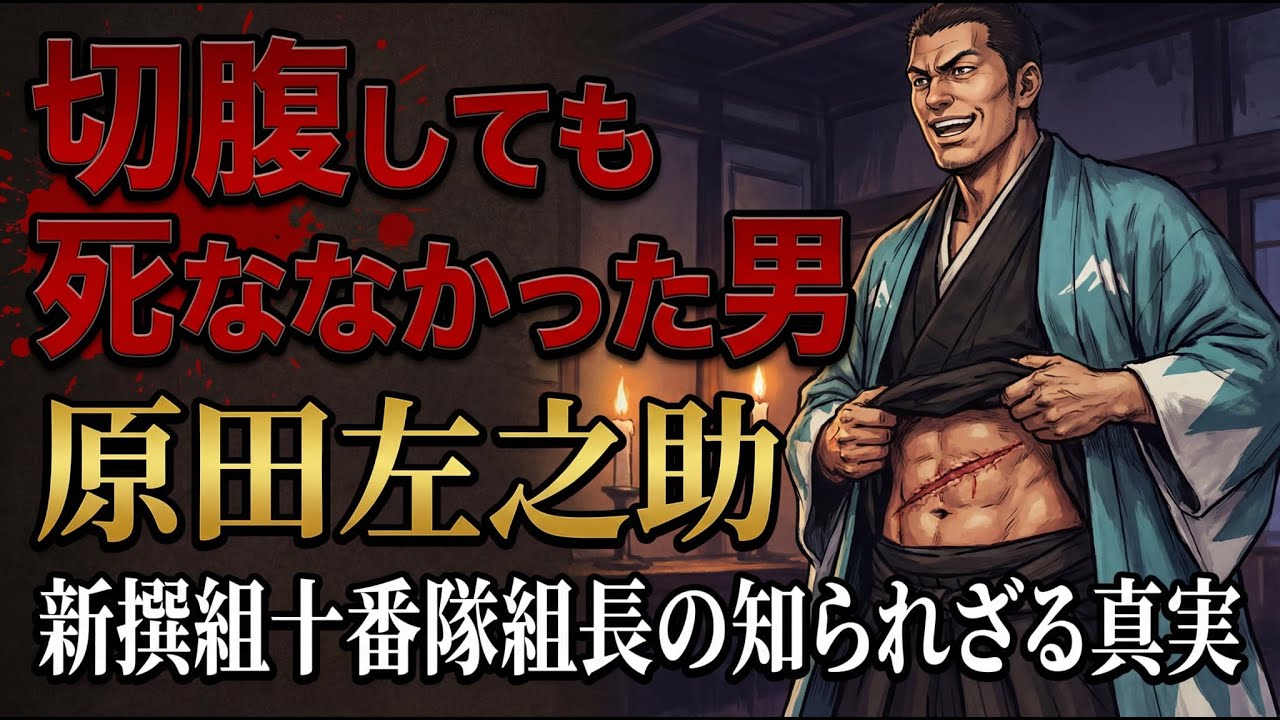 【新撰組】腹を切っても死なない男 原田左之助の壮絶な29年の生涯 #新撰組 #原田左之助 #幕末 #池田屋事件 #歴史 #日本史