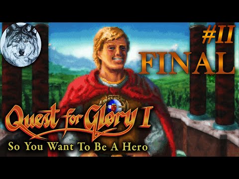 Quest for Glory I: So You Want to Be a Hero (MS-DOS). Part 2/2. Все 500 очков. Игры 80-х. Longplay.