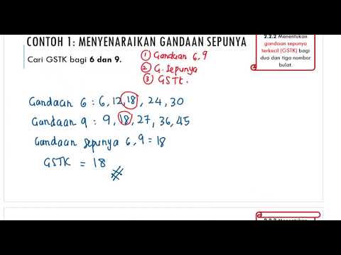 2 2 2 Gstk Matematik Tingkatan1 Kssm Youtube