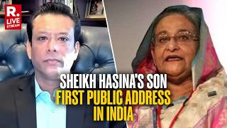 LIVE: Sheikh Hasina's Son Sajeeb Wazed Joy's First Public Address In India | Bangladesh | Kolkata