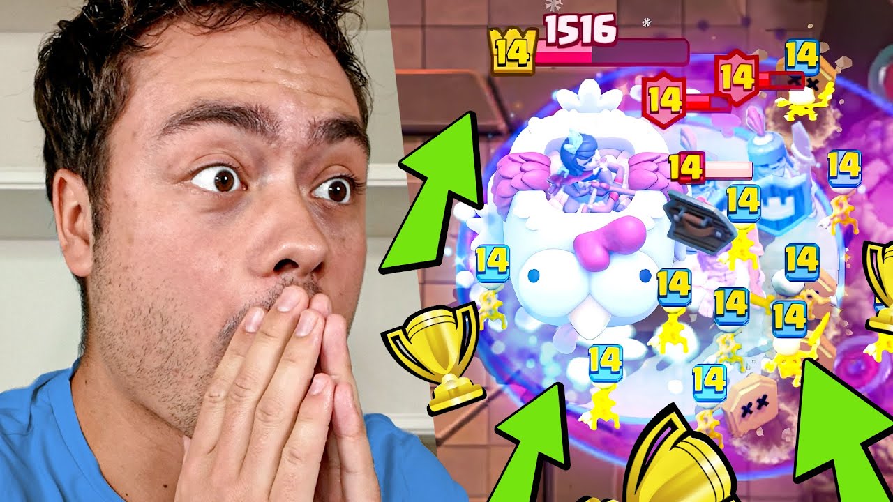 Record Aantal Trofeeën met dit Clash Royale Deck!