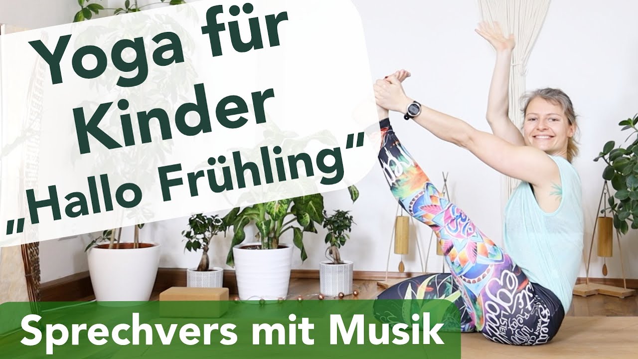 Kinderyoga | Yoga für die Grundschule | Frühlingsspaß am Teich | Yoga für Kinder