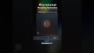 Morphing Microtonal Harmony!! #infinitone #microtonal #musicproduction #omnisphere