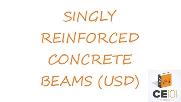 SINGLY REINFORCED CONCRETE BEAMS (USD)