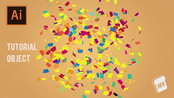 【Adobe illustrator】Confetti illustration 1 minute tutorial
