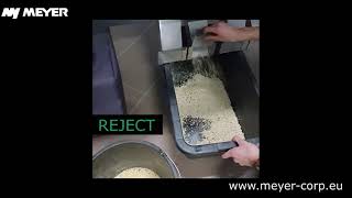MEYER - Corn grits optical sorting test // Sortowanie optyczne łomu kukurydzianego