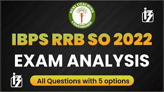 RRB-SO-2022 Exam Analysis | All Questions | All Options | screenshot 5