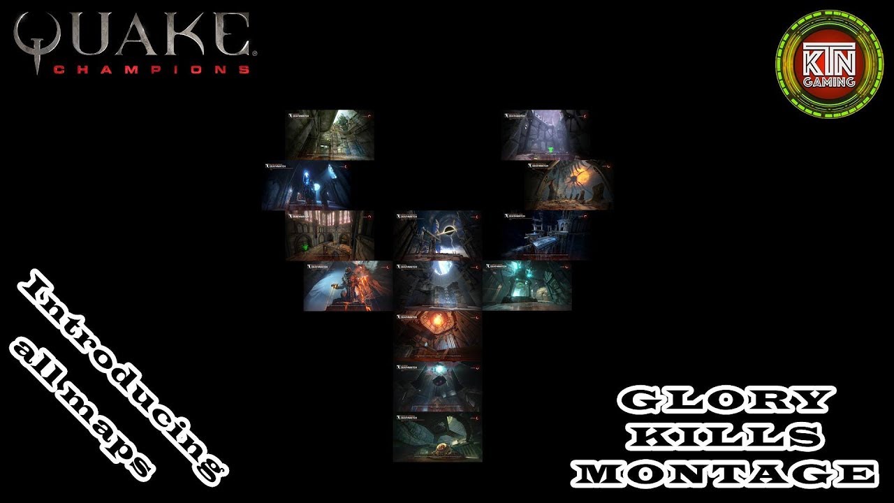 QUAKE CHAMPIONS | Glory Kills Compilation | All Maps