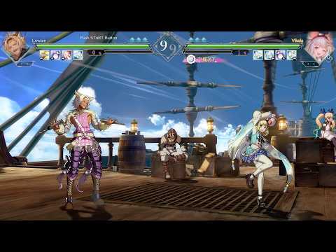 Lowain vs Vikala (Hardest AI) Granblue Fantasy Versus Rising