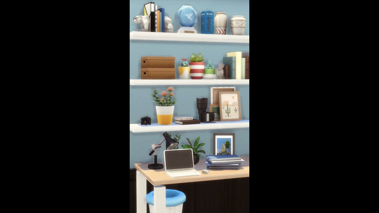 Tiny Office 📚📝 || The Sims 4 Speedbuild || NoCC || 