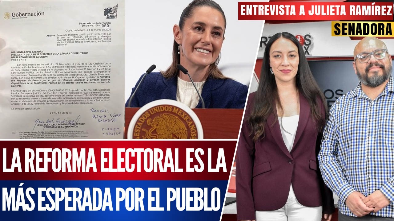 JULIETA RAMIREZ RESPONDE A LA REFORMA ELECTORAL Y ANUNCIA SU VOTO