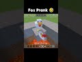 Minecraft Fox Prank Gone Wrong 😂🐺 #minecraft #shorts