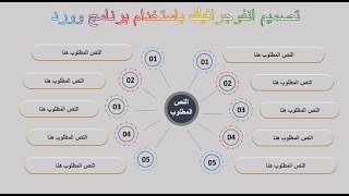 تصميم انفوجرافيك من خلال برنامج مايكروسوفت أوفيس وورد