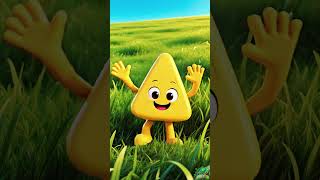 Square and Circle 🔵🟥 | Shapes Song for Kids | Learn Shapes #shorts