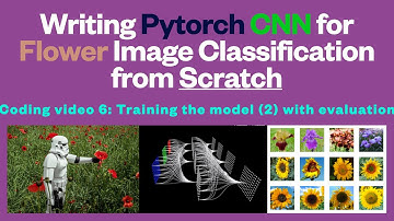 Video7 of CNN classifier for flower images classification: Writing the test loop in Pytorch!
