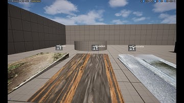 Unreal Engine Dynamic Footsteps Demo