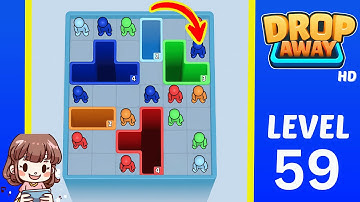 Drop Away Level 59 Solution Walkthrough