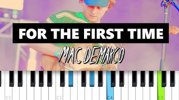Mac DeMarco - For The First Time  (Piano Tutorial)