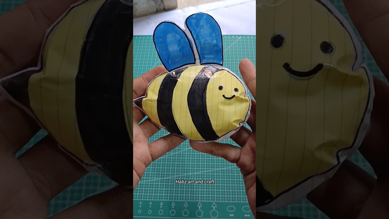 How to make a paper Squishy Bee 