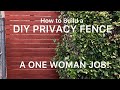 DIY PRIVACY FENCE/SCREEN