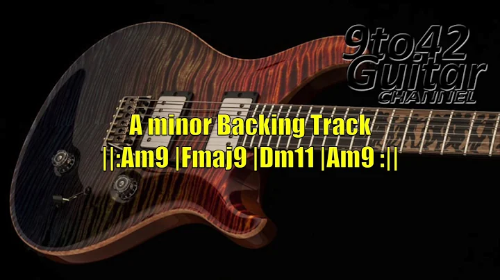 COOL A minor backing track 108 bpm (Aeolian/Natural Minor)