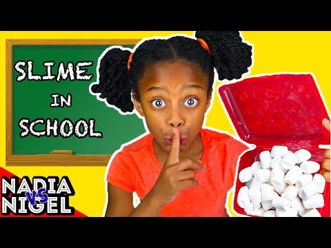 How to Make EDIBLE SLIME IN SCHOOL WITHOUT GETTING CAUGHT!!!