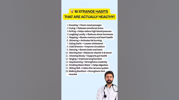 🤯 16 Strange Habits That Are Actually Healthy!