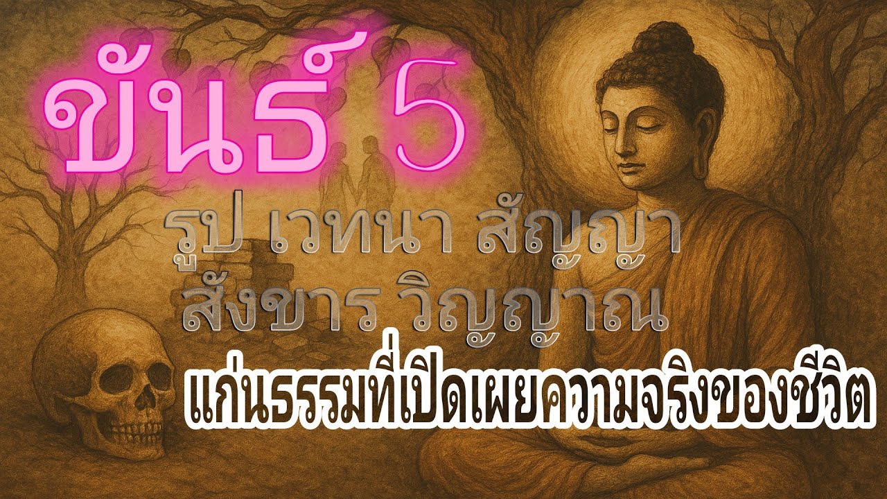 ขันธ์ 5 : แก่นธรรมที่เปิดเผยความจริงของชีวิต | รูป | เวทนา | สัญญา | สังขาร | วิญญาณ | ฟังธรรมะ