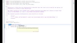 @BEAN ANNOTATION SPRING FRAMEWORK