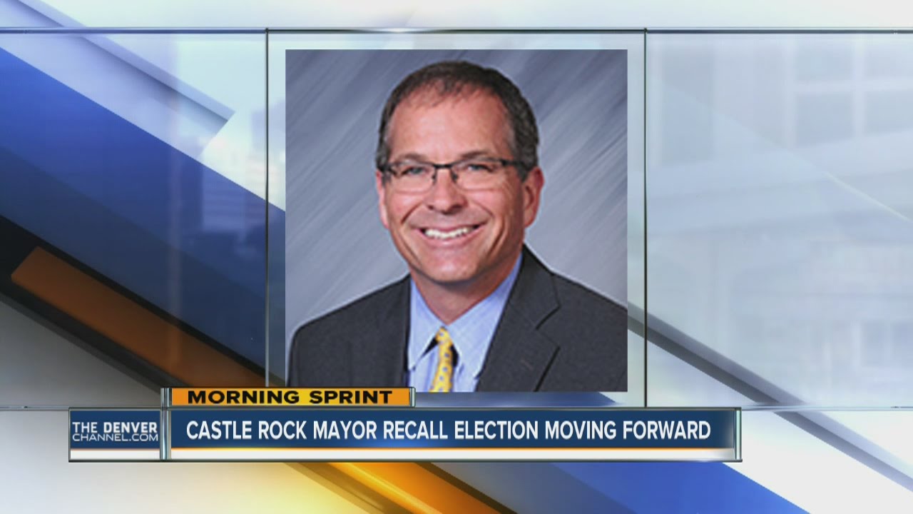Castle Rock Mayor facing recall election YouTube