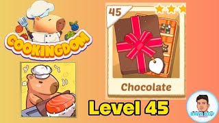 Cookingdom level 45 solution walkthrough ( chocolate ) 