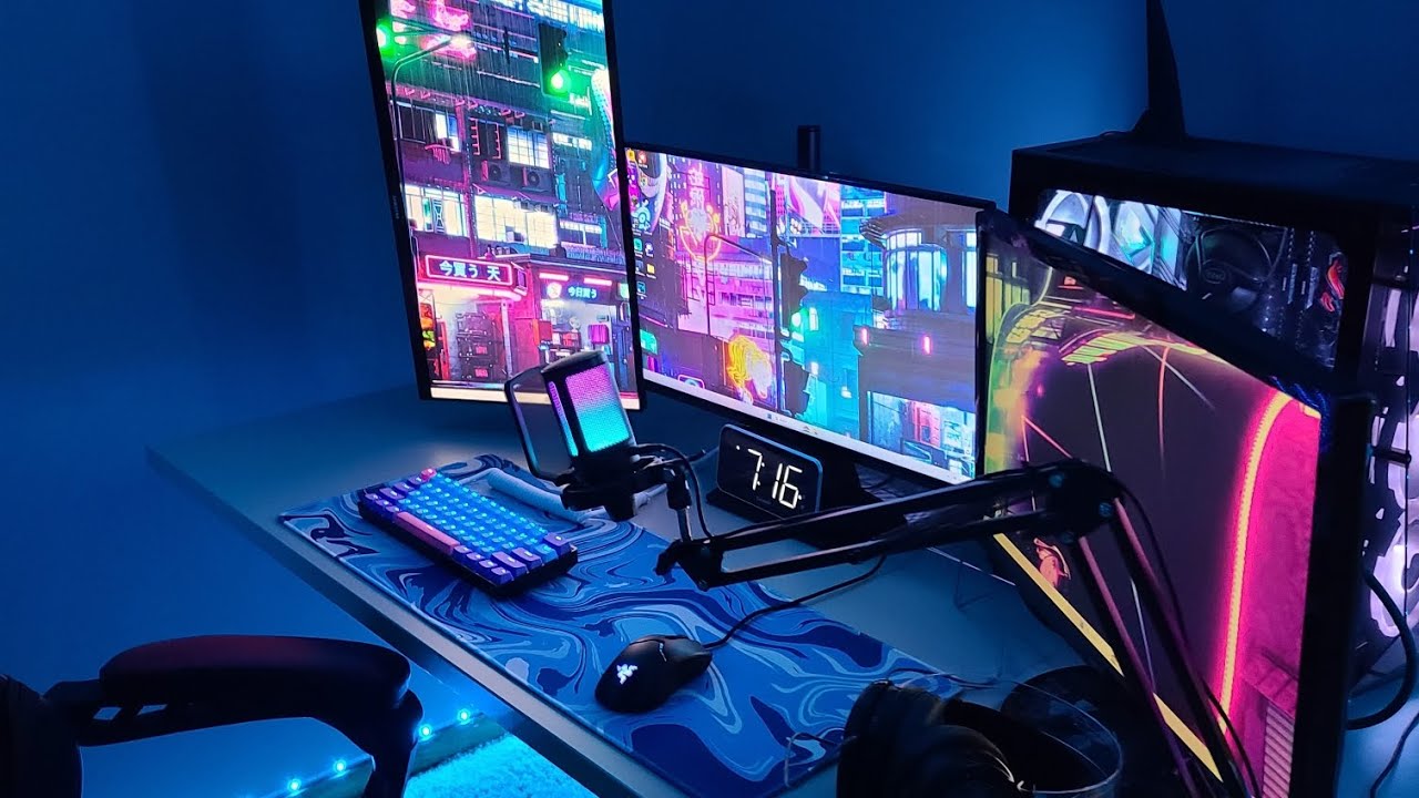 my dream gaming room tour - YouTube