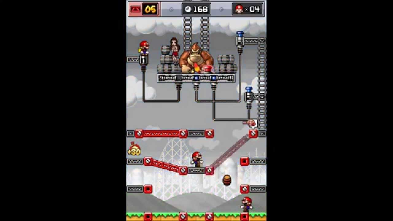 MARIO VS DONKEY KONG (NDS / DSI) La pelea final! XD - YouTube