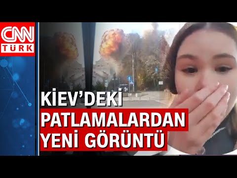 Ukrayna Kiev'de 4 farklı bölgede patlama!