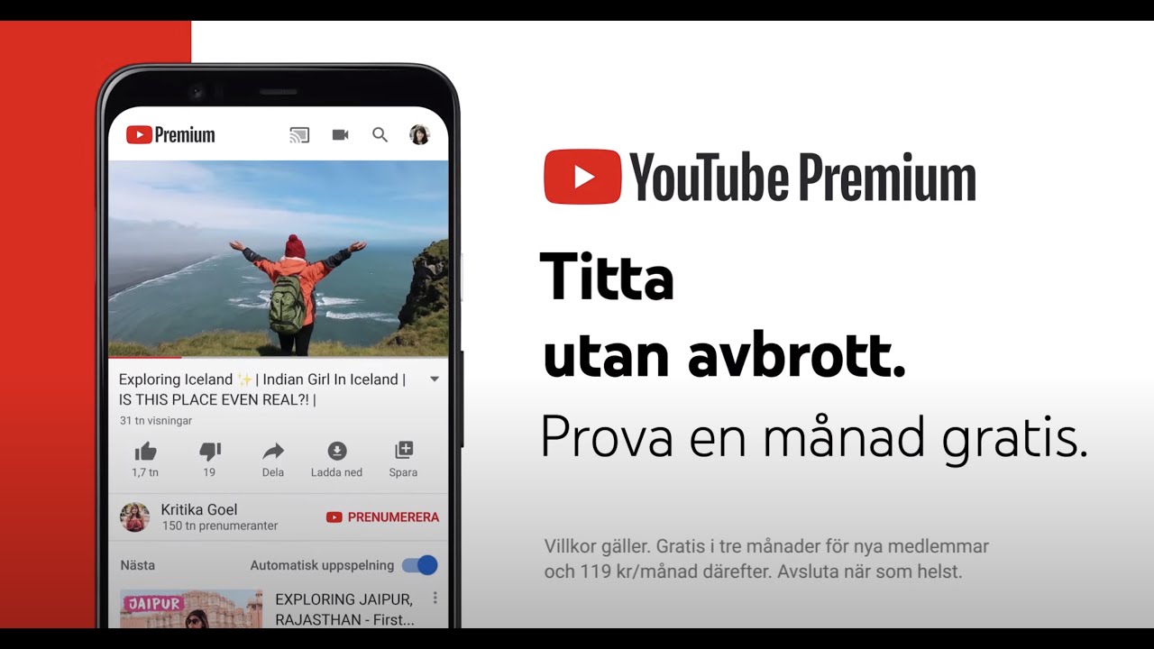 Prova YouTube Premium - ‎